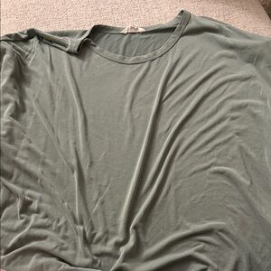 Lucky Brand Sage Green Short Sleeve Dolman Tee